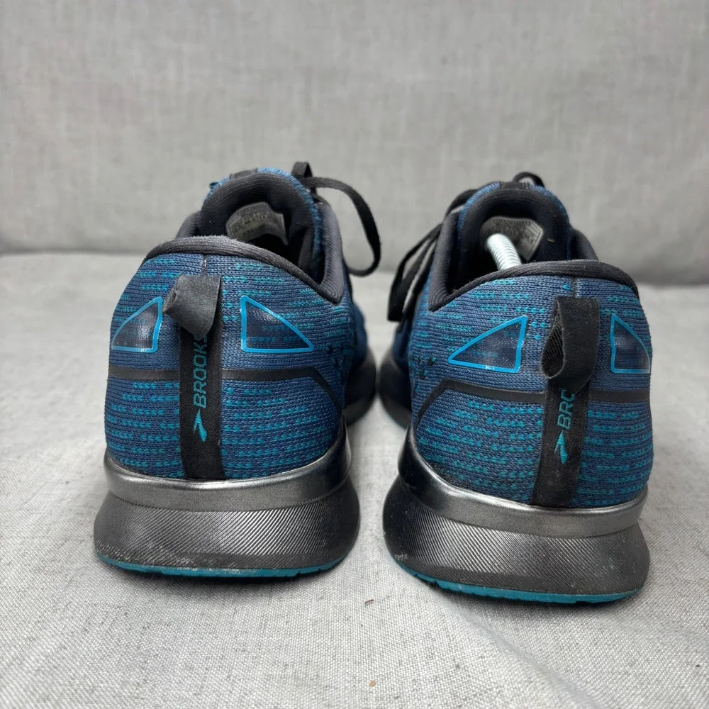 Brooks Levitate 5 Running Shoes Blue Black Silver Mesh Sneaker Men's Size 12.5‎ - Picture 7 of 12